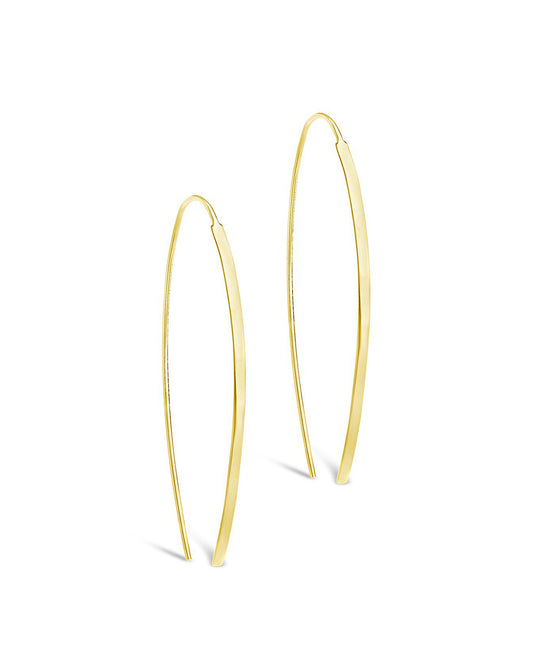 Sterling Silver Bar Threader Earrings