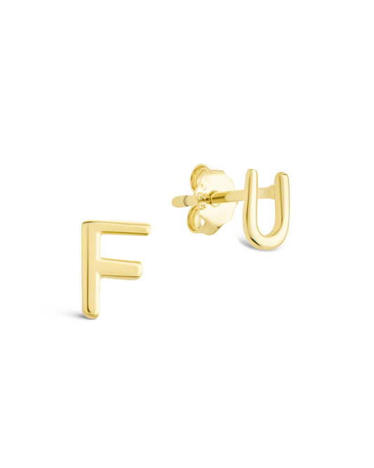 Sterling Silver FU Studs