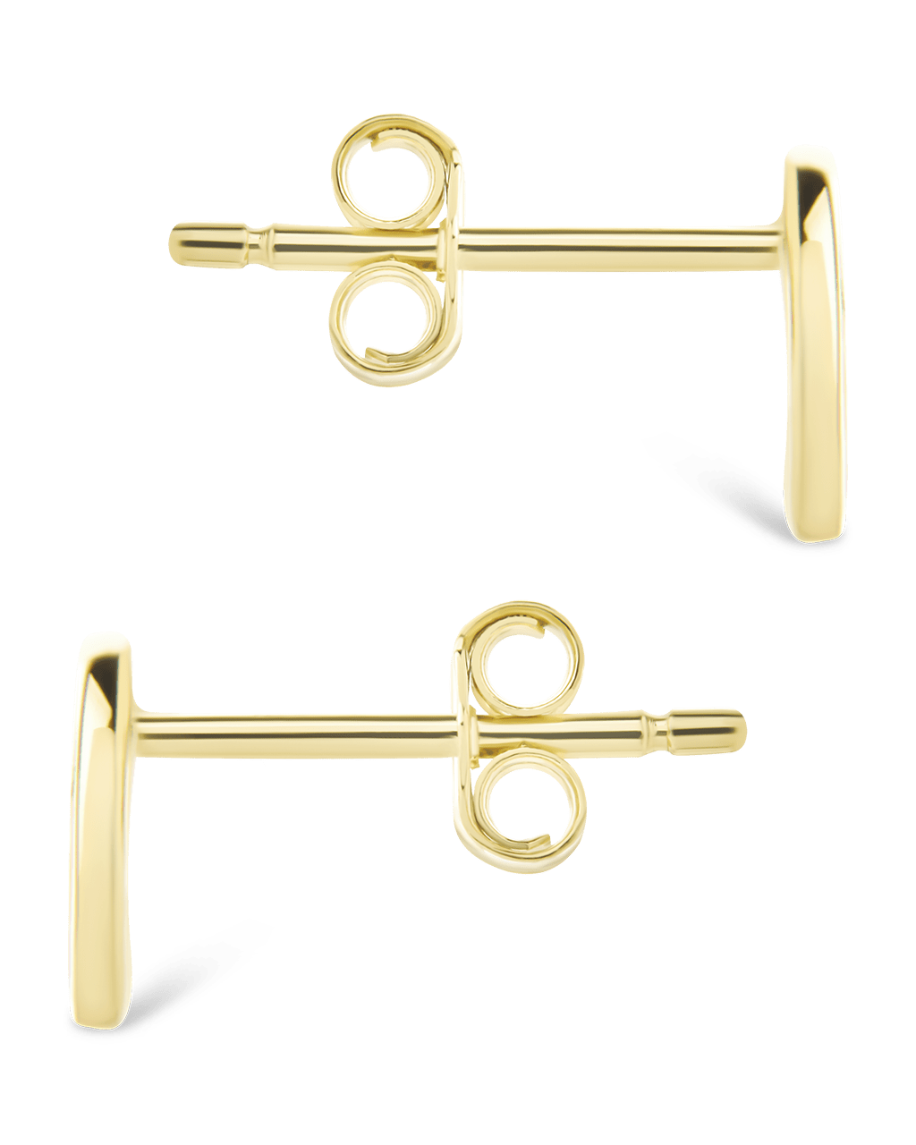 Sterling Silver Peace Sign Studs - Sterling Forever