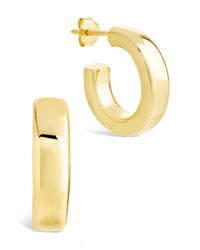 Sterling Silver Marisa Polished Stud Earrings - Sterling Forever