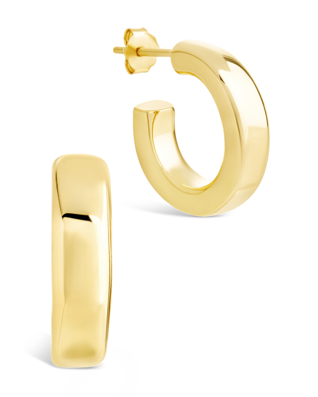 Sterling Silver Marisa Polished Stud Earrings - Sterling Forever
