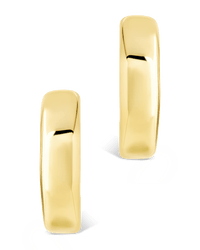 Sterling Silver Marisa Polished Stud Earrings - Sterling Forever