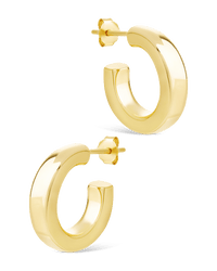 Sterling Silver Marisa Polished Stud Earrings - Sterling Forever