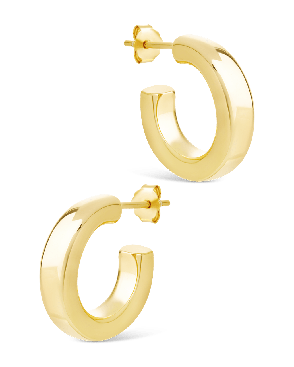 Sterling Silver Marisa Polished Stud Earrings - Sterling Forever