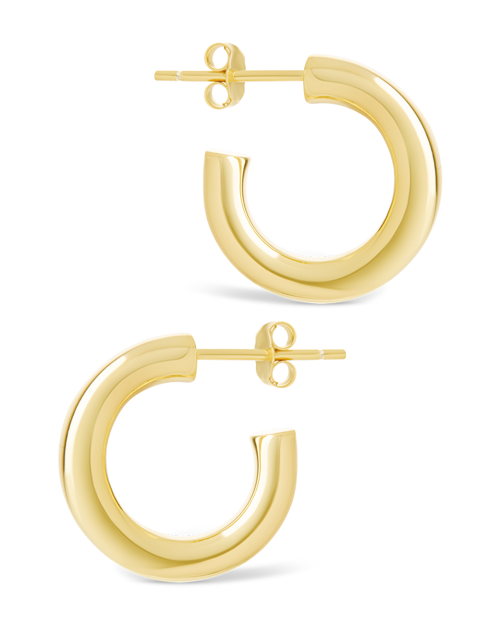 Sterling Silver Marisa Polished Stud Earrings