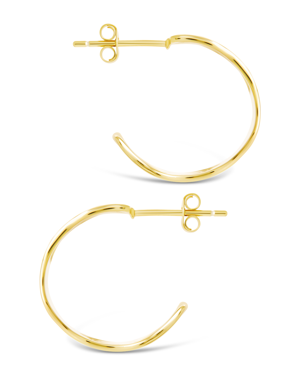 Sterling Silver Ashton Textured Stud Earrings