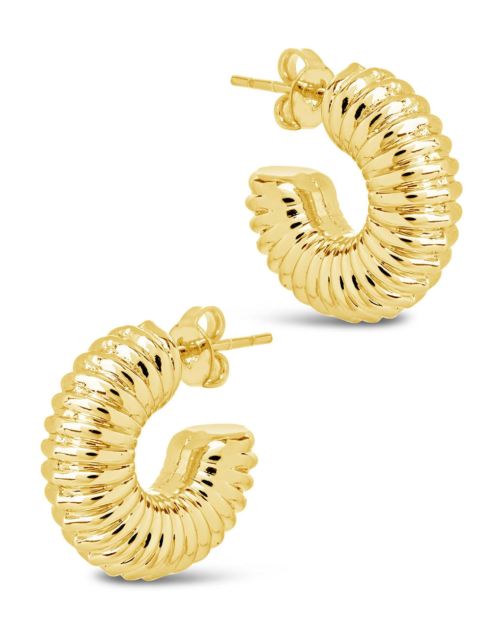 Dakota Hoops Earring Sterling Forever 