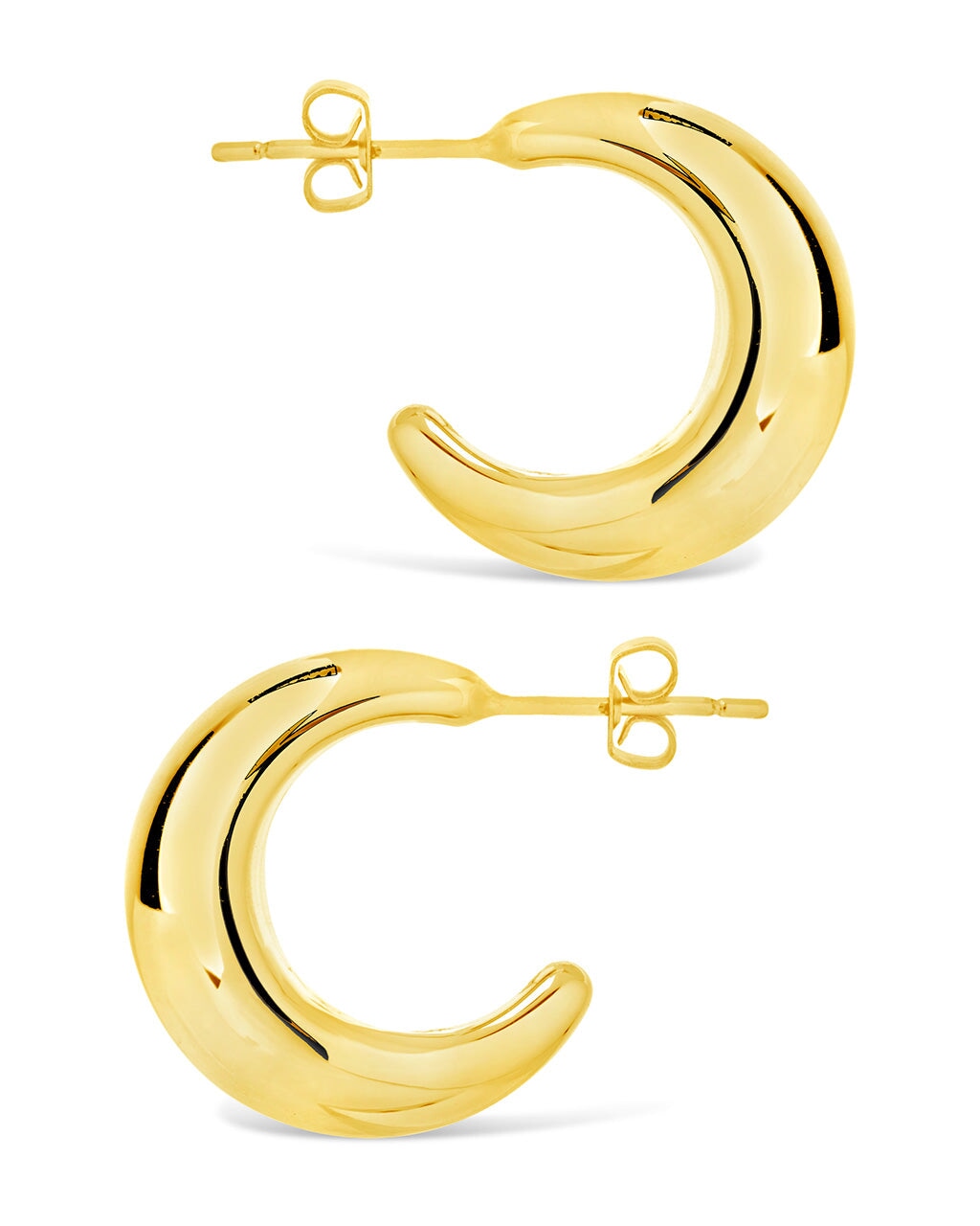 Eclipse Hoops Earring Sterling Forever 