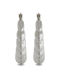 Piper Twisted Polished Hoop Earrings - Sterling Forever