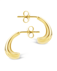 Triple Row Beatrix Statement Hoop - Sterling Forever