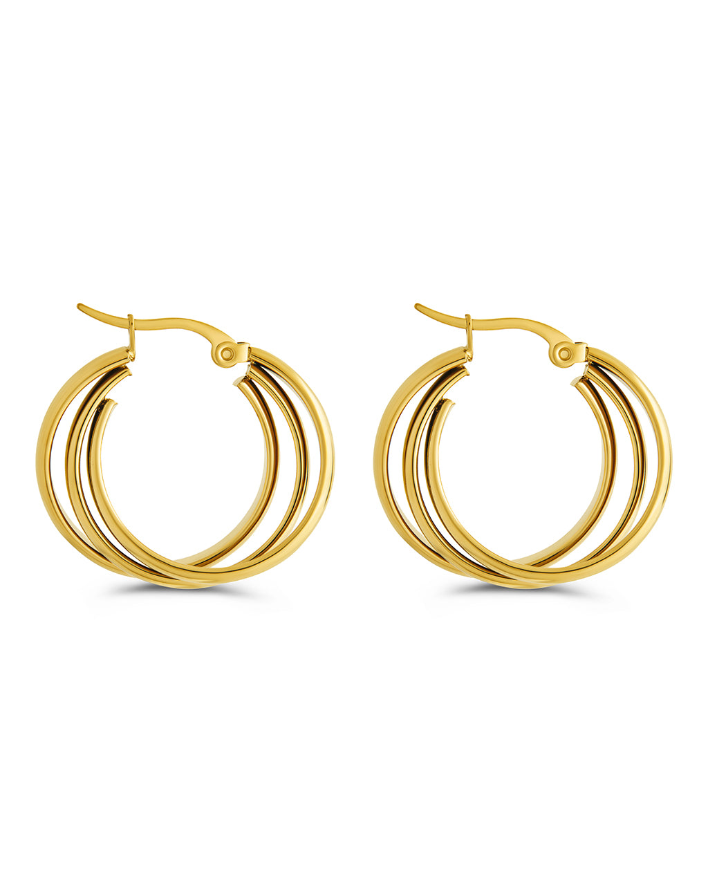 Triple Circle Lilibet Hoops