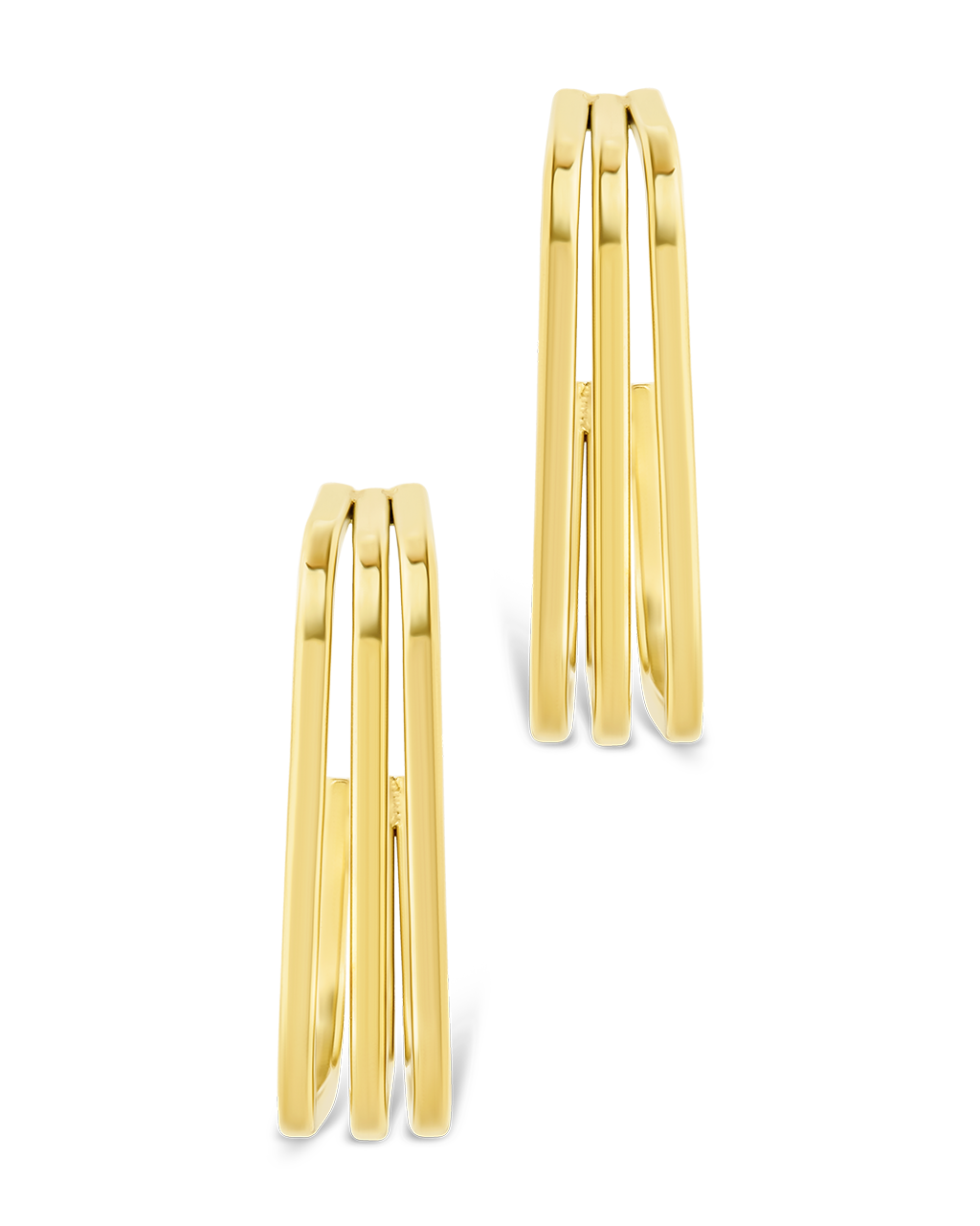 Square Prong Davina Hoop