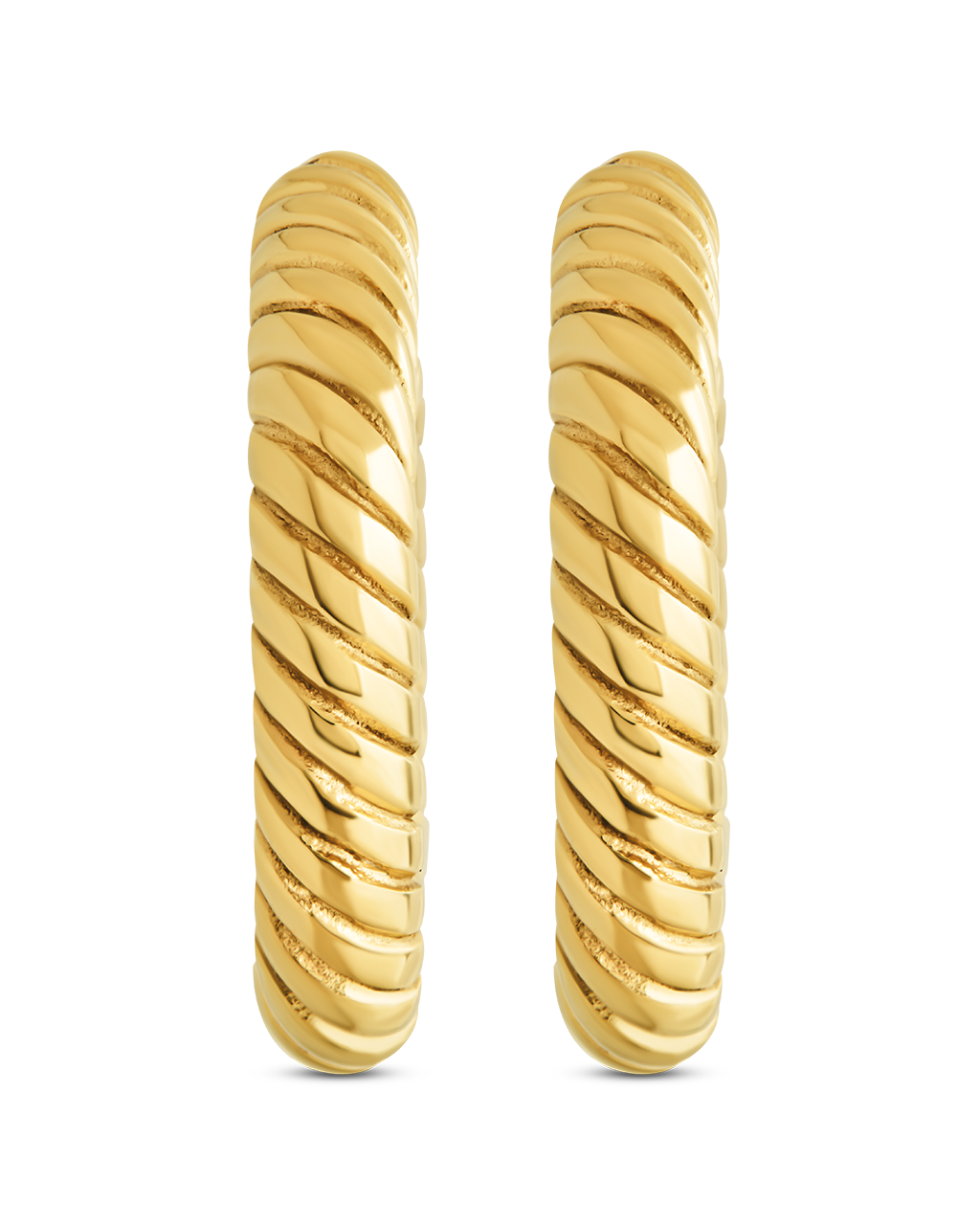 Quincy Twisted Hoop Earrings