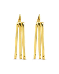 Belinda Textured Square Earrings - Sterling Forever
