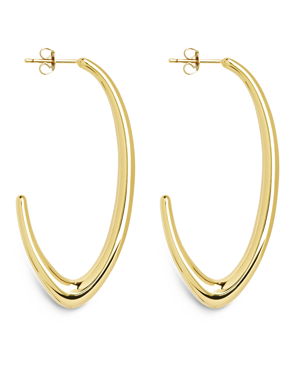 Azalea Thin Tube Hoope Earrings