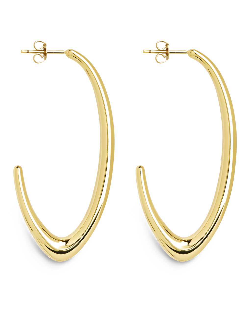 Azalea Thin Tube Hoope Earrings