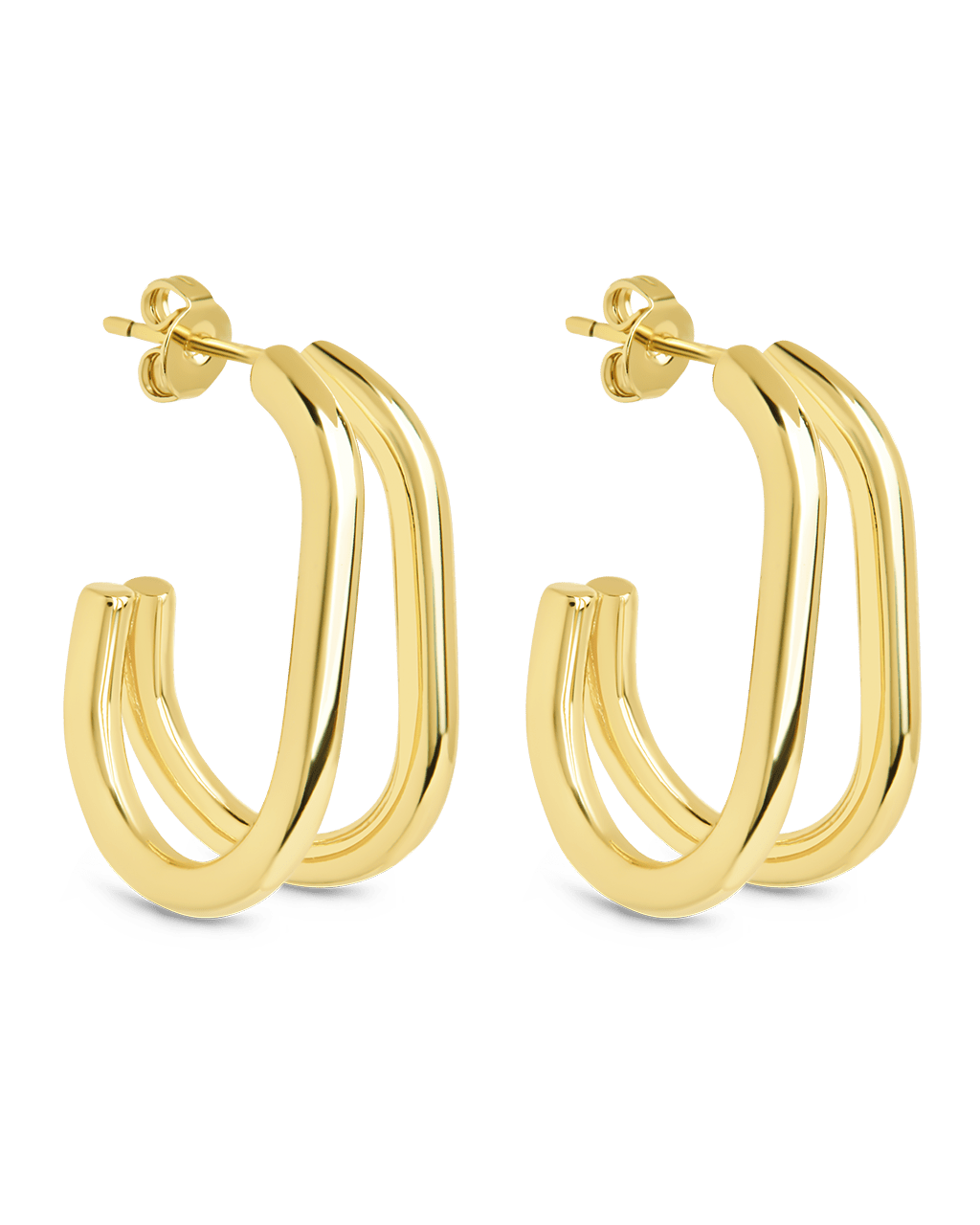 Elliana Suspender Stud Earrings - Sterling Forever