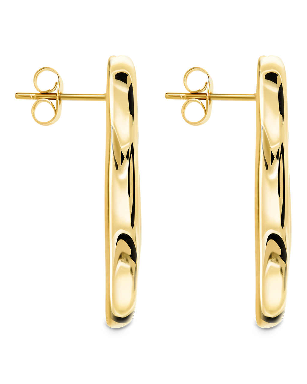 Monet Molten Metal Bar Stud Earrings