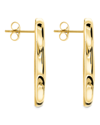 Monet Molten Metal Bar Stud Earrings - Sterling Forever
