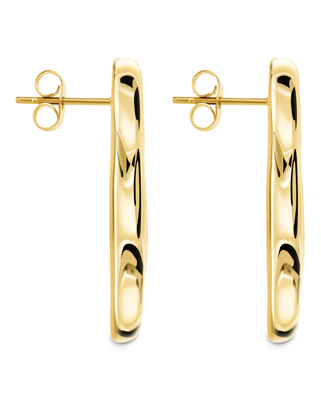 Monet Molten Metal Bar Stud Earrings - Sterling Forever