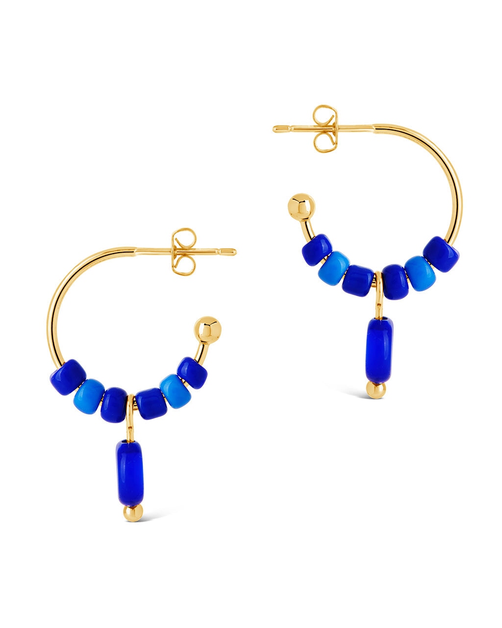 Sibyl Evil Eye Beaded Hoop Earrings Earring Sterling Forever 