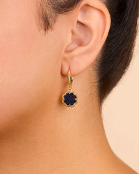Rose Petal Short Drop Earrings