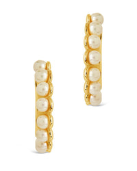 Pearl Bubble Hoop Earrings - Sterling Forever