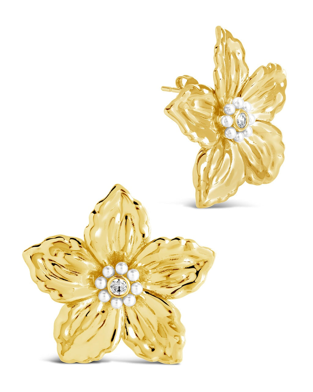 Ottilia Studs Earring Sterling Forever Gold 