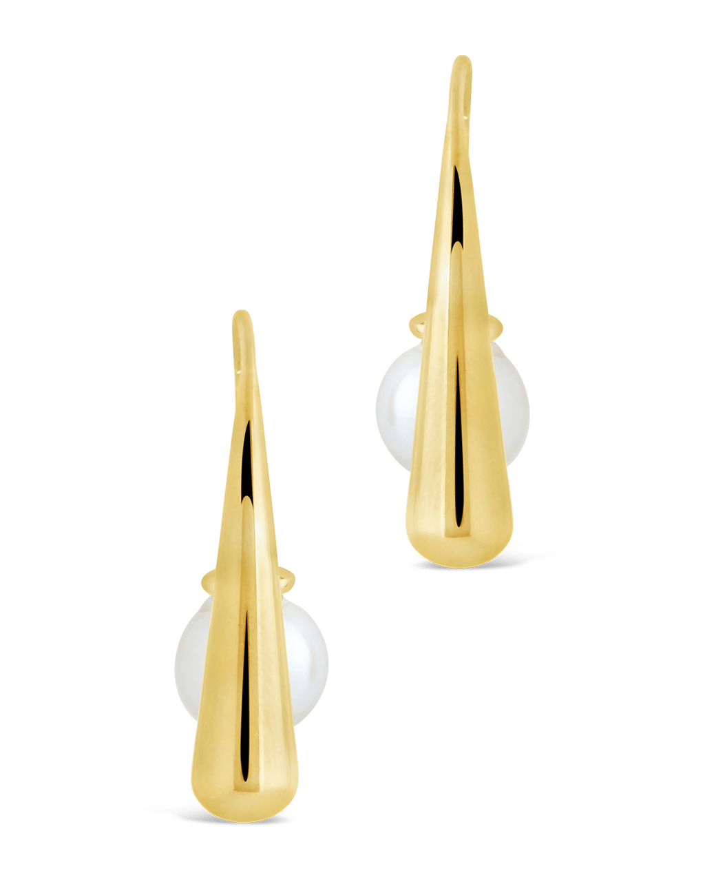 Heidi Pearl Threader Earrings - Sterling Forever