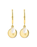 Morgan Pearl & Disk Dangle Earrings - Sterling Forever