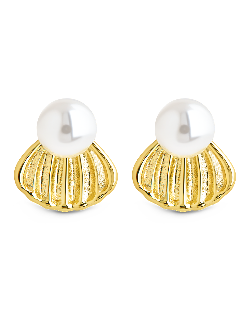 Alice Pearl & Shell Stud Earrings