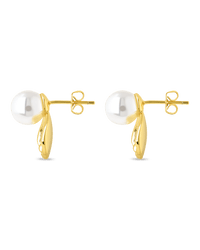 Alice Pearl & Shell Stud Earrings - Sterling Forever
