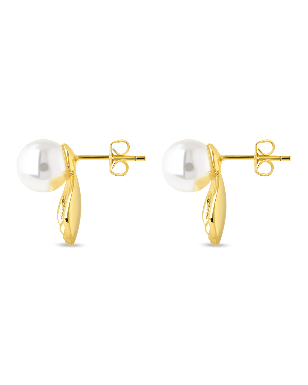 Alice Pearl & Shell Stud Earrings - Sterling Forever
