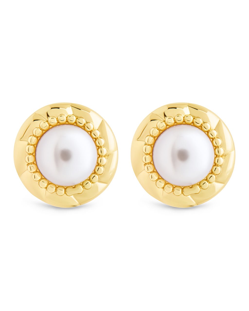 Eudora Pearl Studs - Sterling Forever