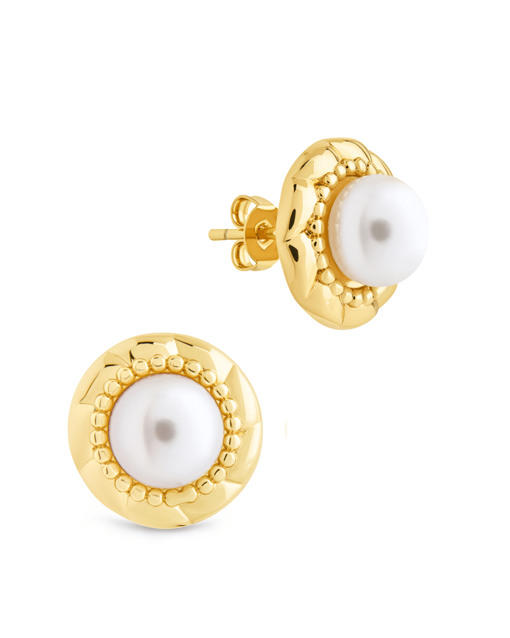 Eudora Pearl Studs - Sterling Forever