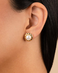 Eudora Pearl Studs - Sterling Forever