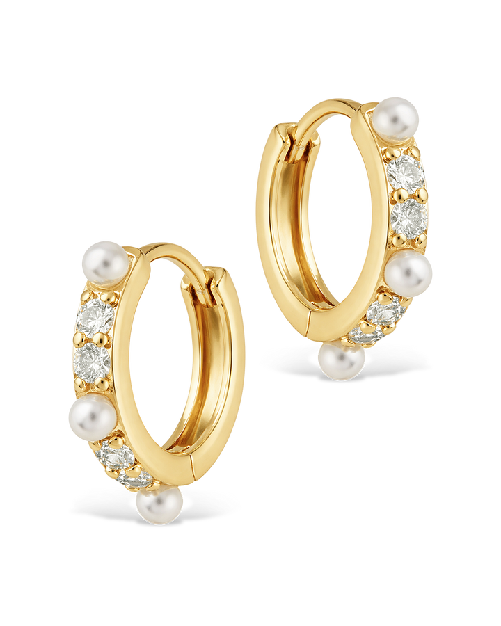 Kristina Pearl & CZ Hoops