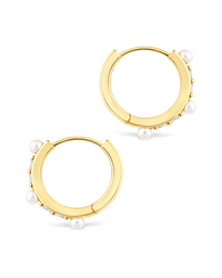 Kristina Pearl & CZ Hoops