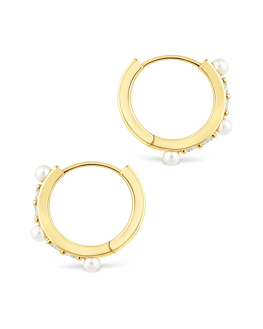 Kristina Pearl & CZ Hoops