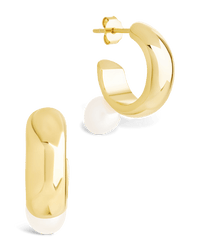 Sterling Silver Micki Pearl Drop Stud Earrings - Sterling Forever