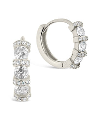 Iskra CZ Micro Hoop Earrings - Sterling Forever