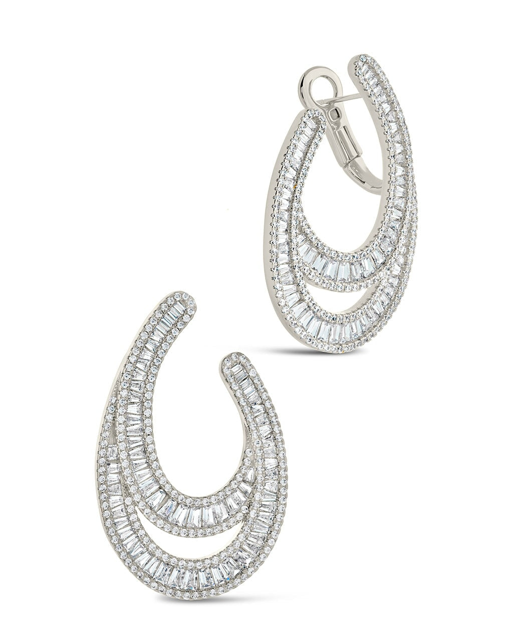Gabriella Drop Studs Earring Sterling Forever Silver 