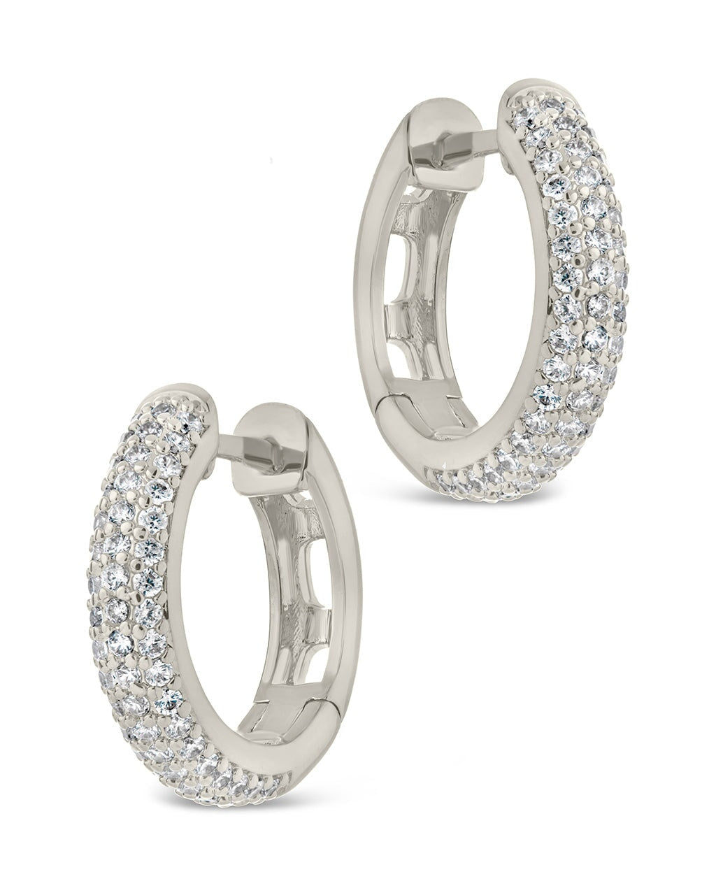 Raquel Hoops Earring Sterling Forever 