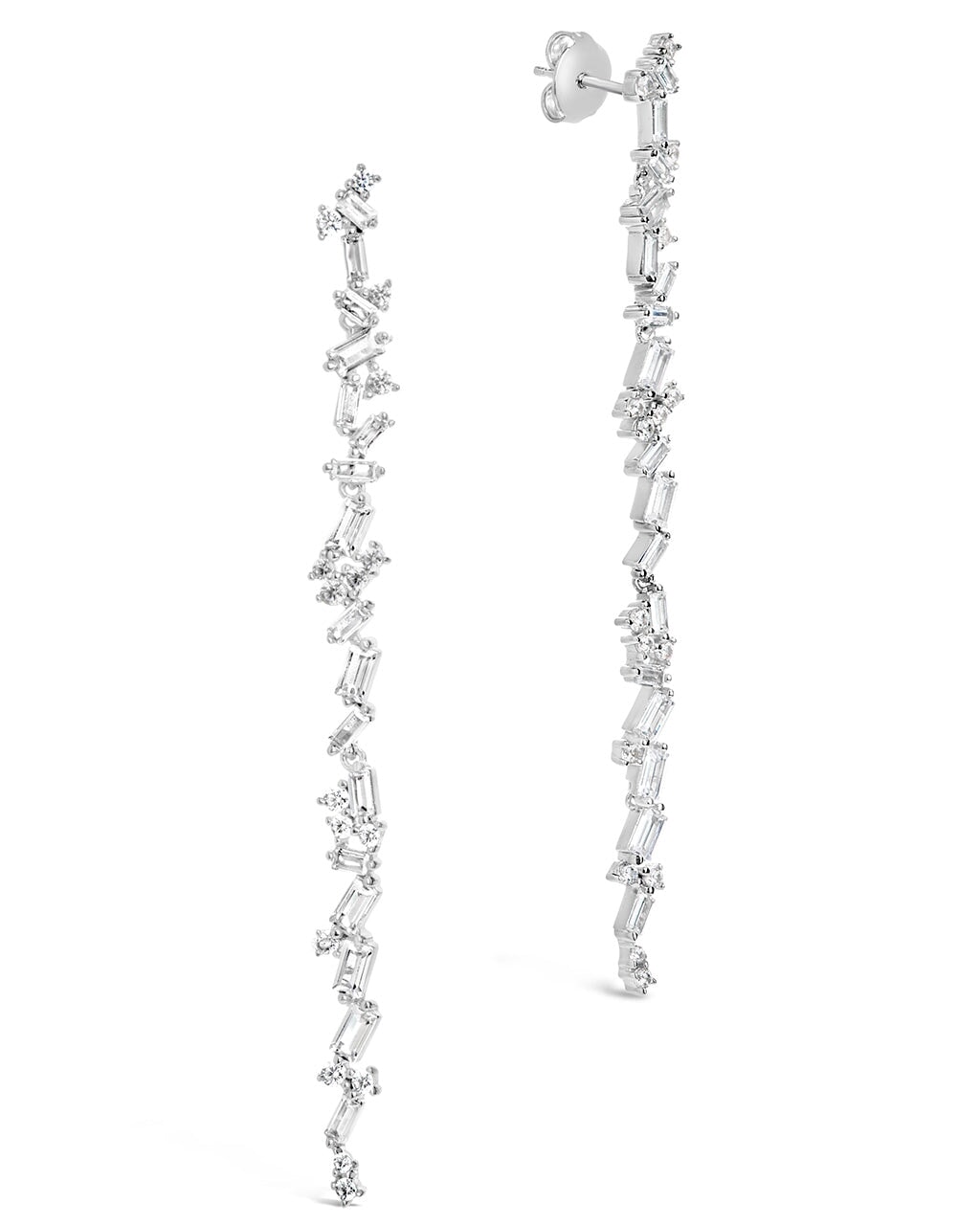 Connie CZ Drop Stud Earrings - Sterling Forever