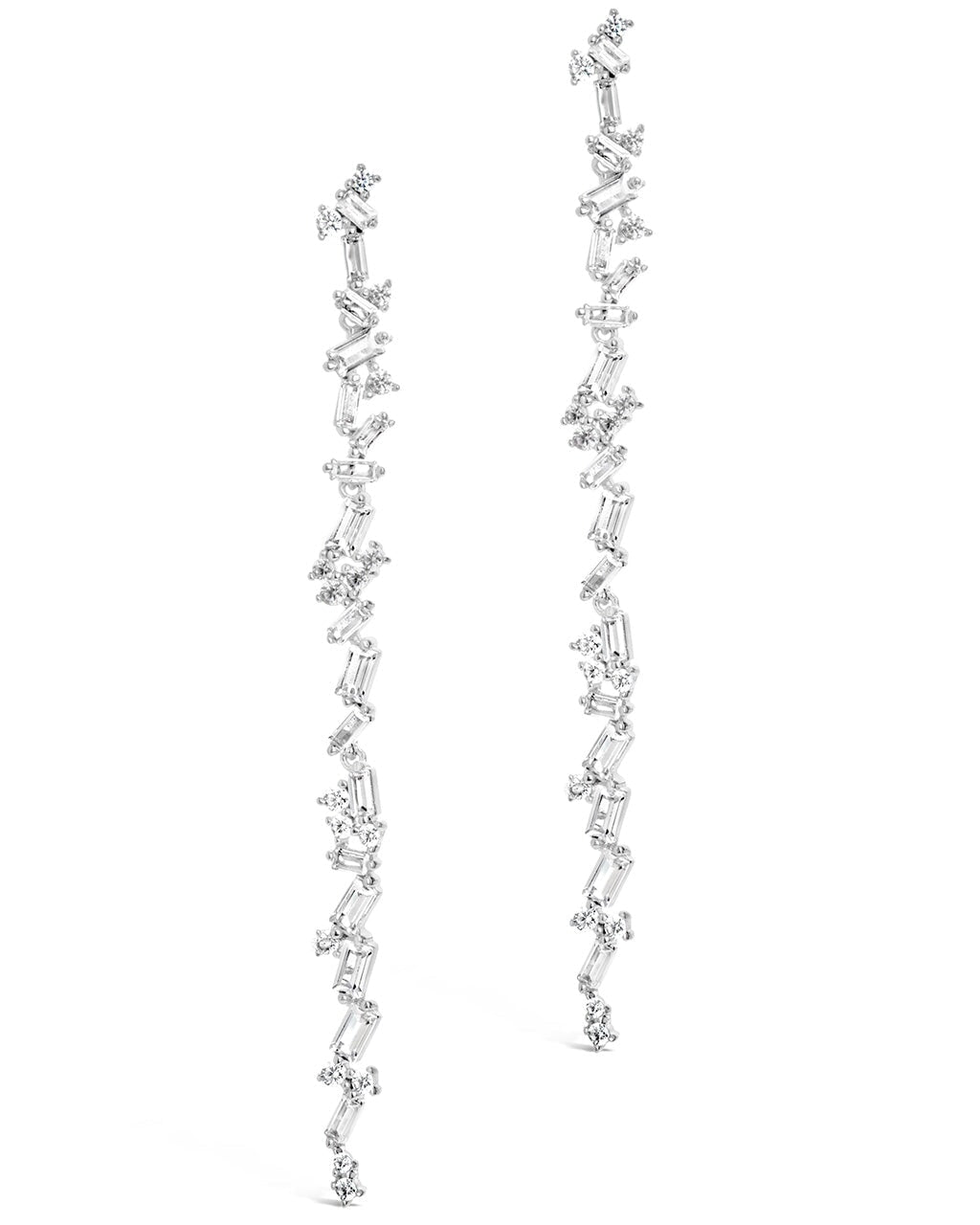 Connie CZ Drop Stud Earrings - Sterling Forever