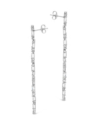 Connie CZ Drop Stud Earrings - Sterling Forever