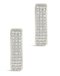 Renee CZ Huggie Hoop Earrings - Sterling Forever