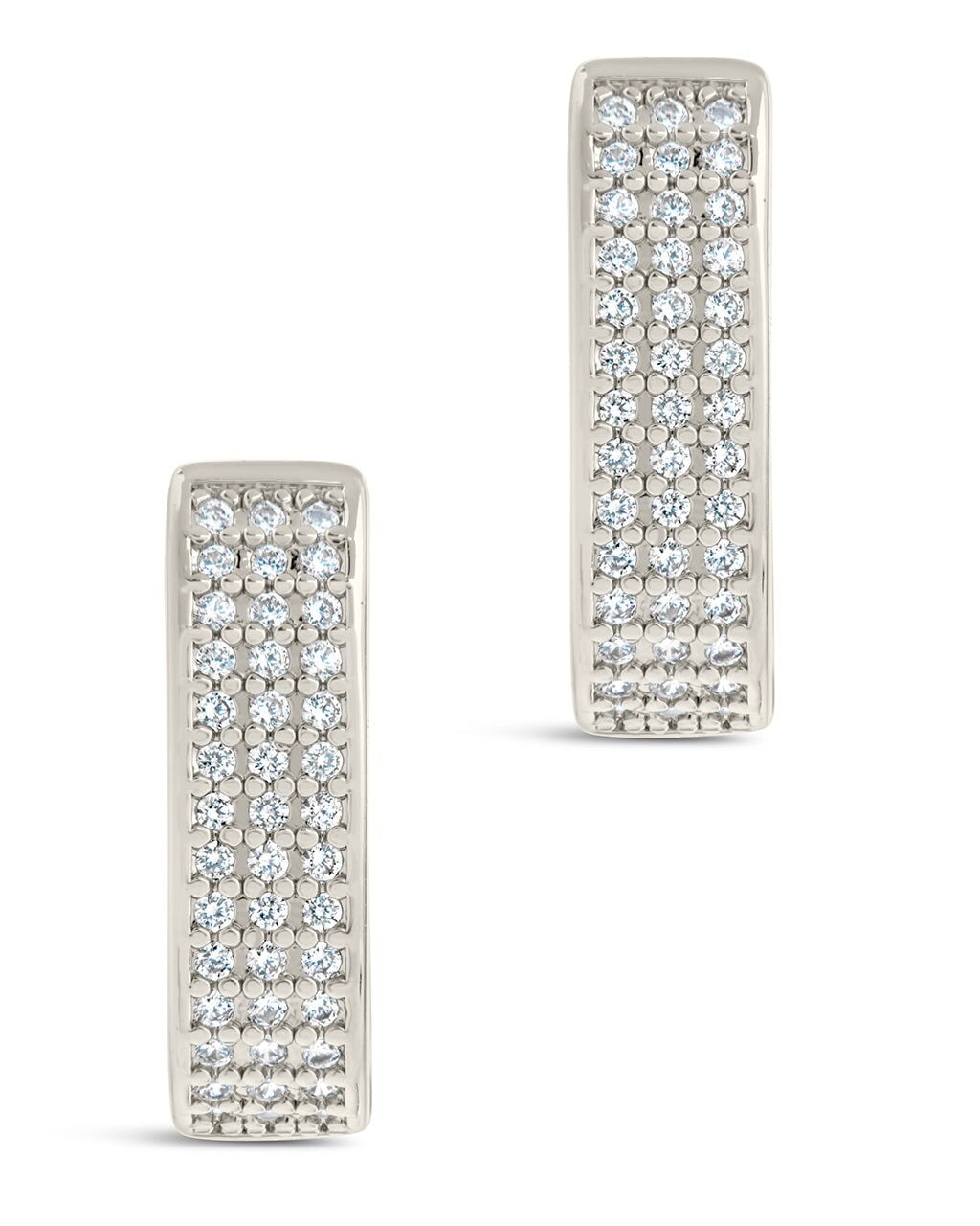 Renee CZ Huggie Hoop Earrings - Sterling Forever