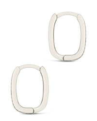 Renee CZ Huggie Hoop Earrings - Sterling Forever