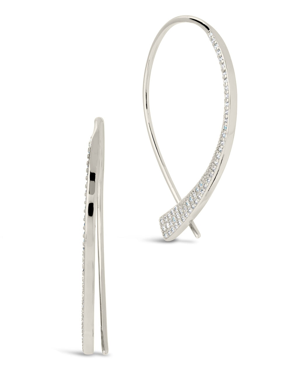 Carlotta CZ Threader Earrings - Sterling Forever